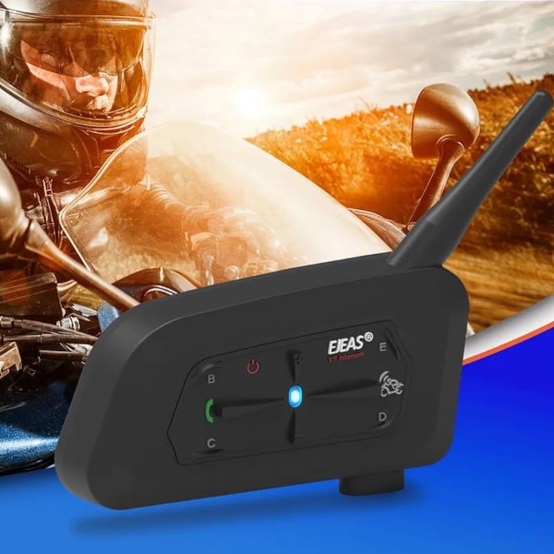 Interfone de Motocicleta EJEAS V7 700m Sem Fio Bluetooth - Item1