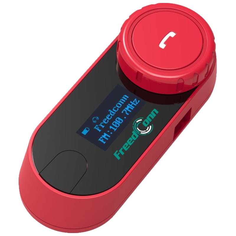 Intercomunicador para Moto FreedConn T-COM SC Inalámbricos Bluetooth Rojo - Ítem1