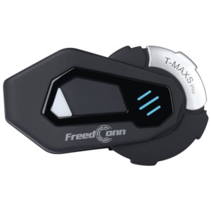 Intercomunicador para motocicleta FreedConn T-MAX S Pro sem fio Bluetooth Prata