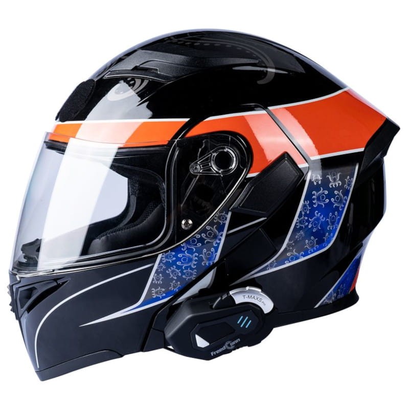 Manos libres bluetooth freedconn t-max s pro para casco moto  intercomunicador y radio fm