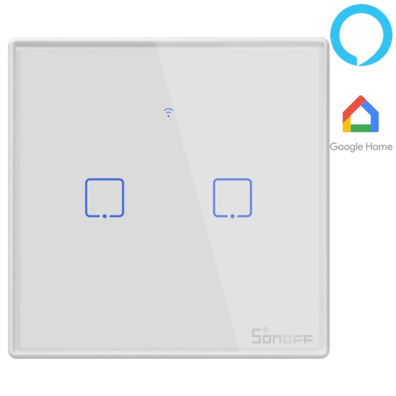 Interruptor Táctil Sonoff T2 2C WiFi - Ítem