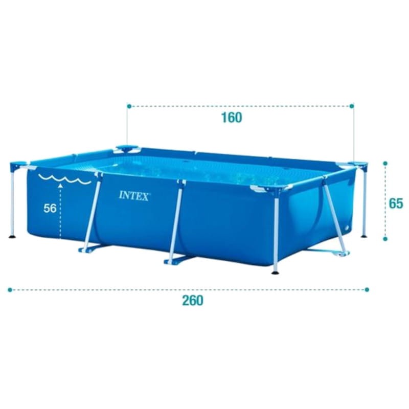 Piscina Removível Intex 28272 Retangular 300 x 200 x 75 Azul - Item3