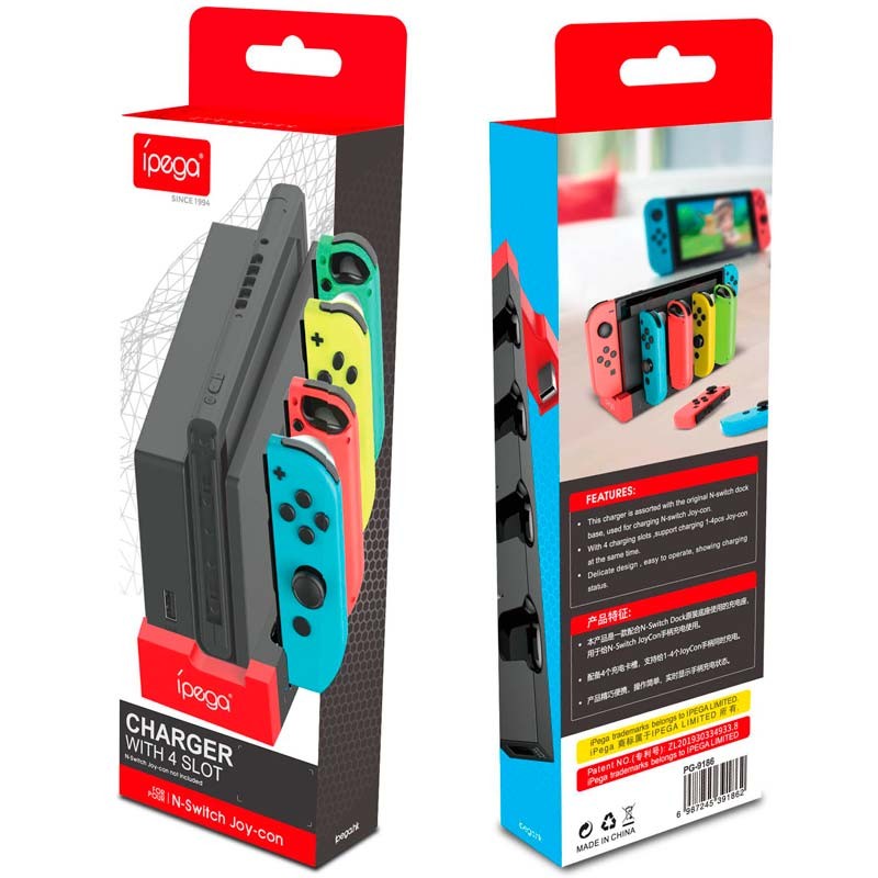 Base de carga Joy-Con Nintendo Switch Ipega PG-9186 - Ítem5