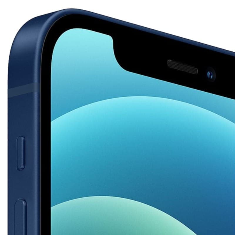 iPhone 12 128 Go Bleu Détail de la photo Renewed Encoche d'écran