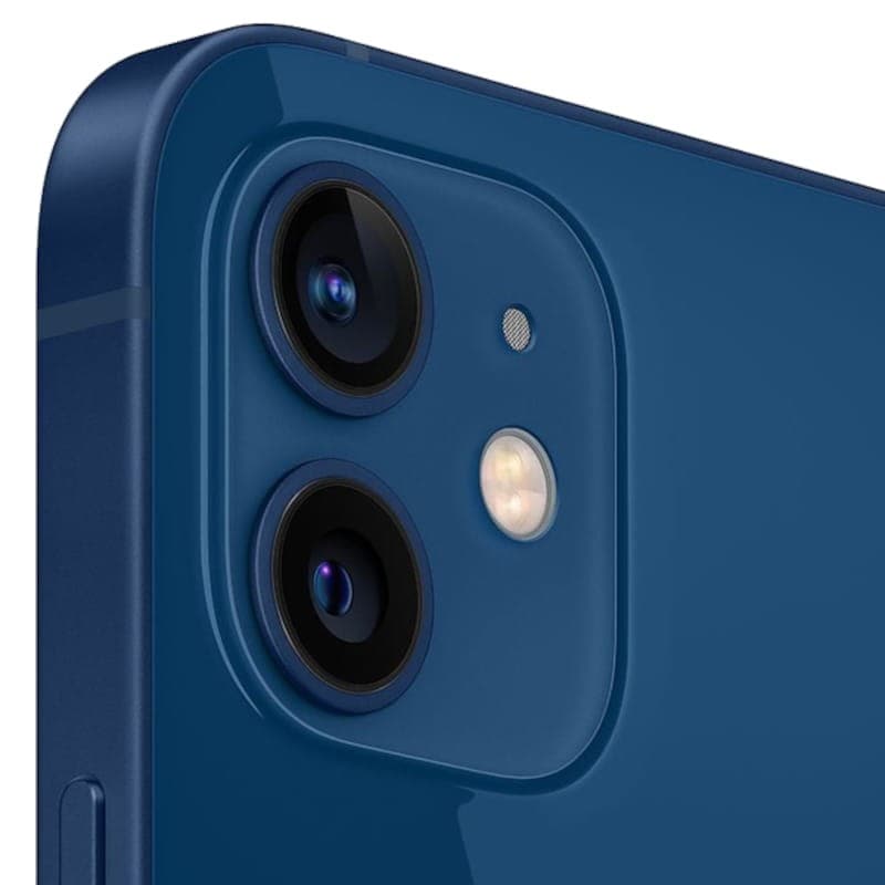 iPhone 12 128 Go Bleu Caméra arrière détail photo Renewed