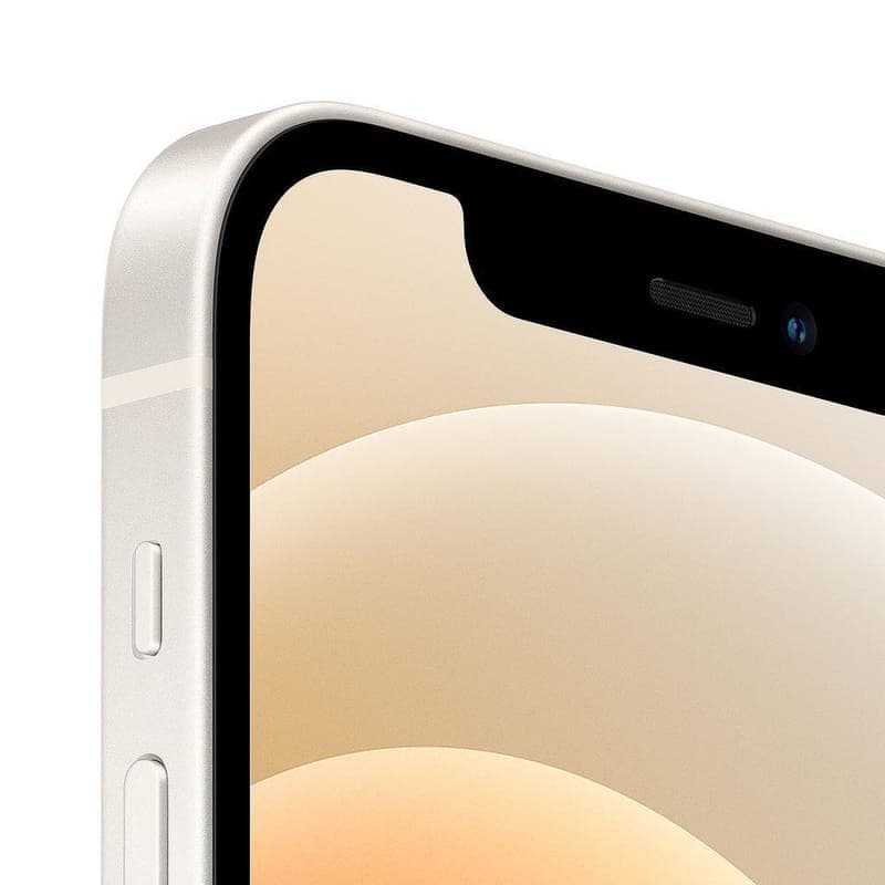 iPhone 12 128 Go Blanc Détail de la photo Renewed Encoche d'écran