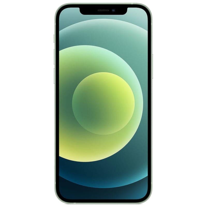 iPhone 12 128GB 5G Vert Reconditionné - écran avant allumé