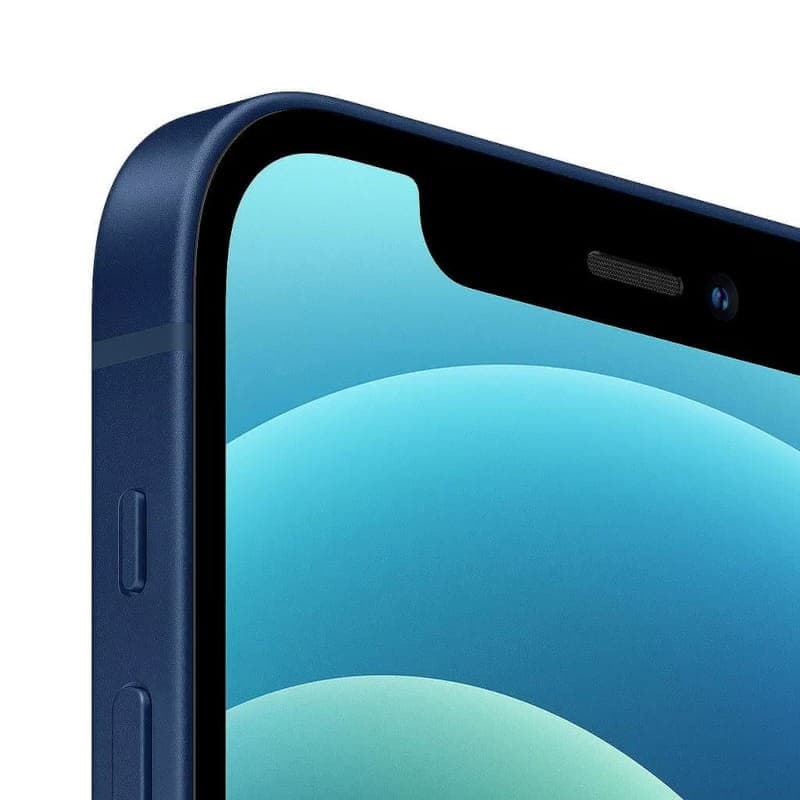 iPhone 12 256GB 5G Azul Renovado - Excelente Estado Detalhe Notch