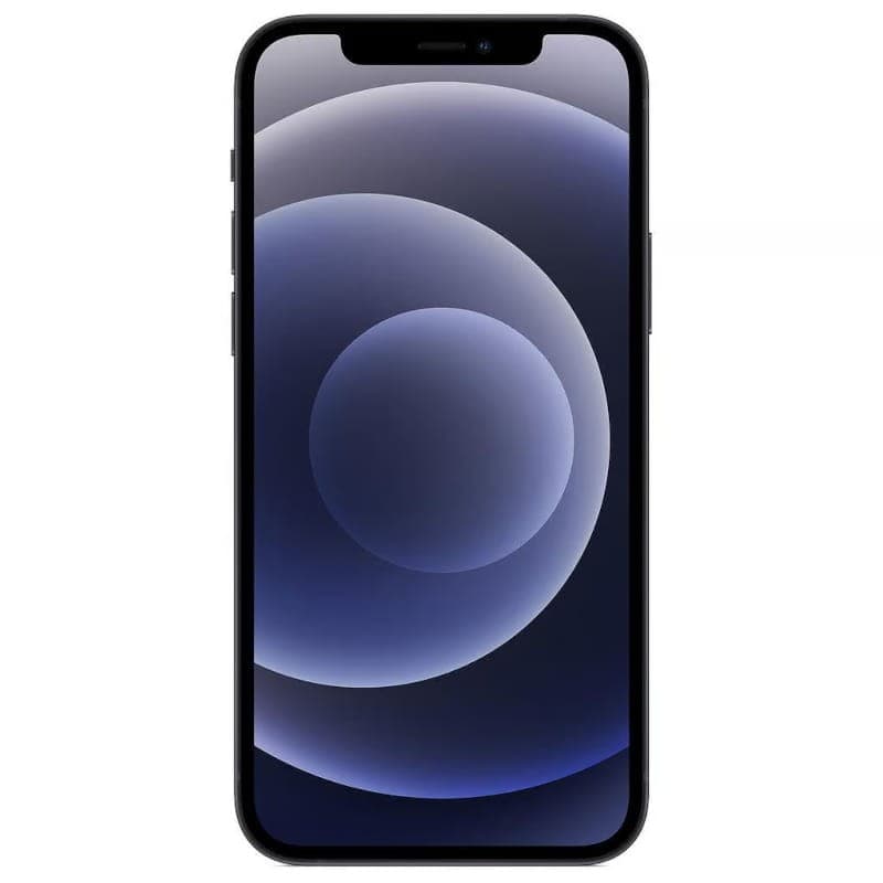 iPhone 12 256 Go 5G Noir Reconditionné - Excellent État Face Avant