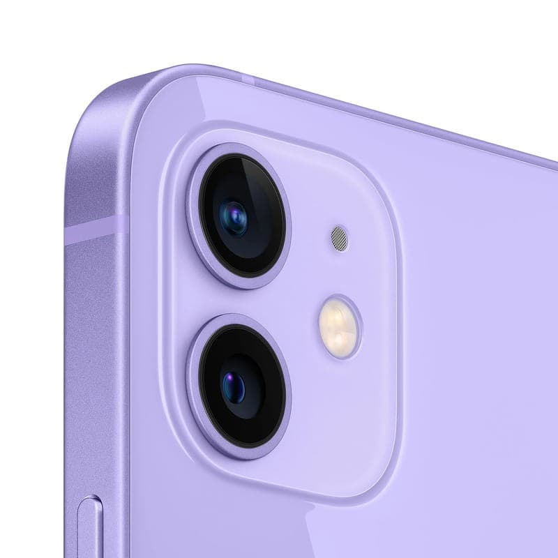 iPhone 12 64GB Roxo Renovado - Excelente Estado Detalhe da Câmera Traseira