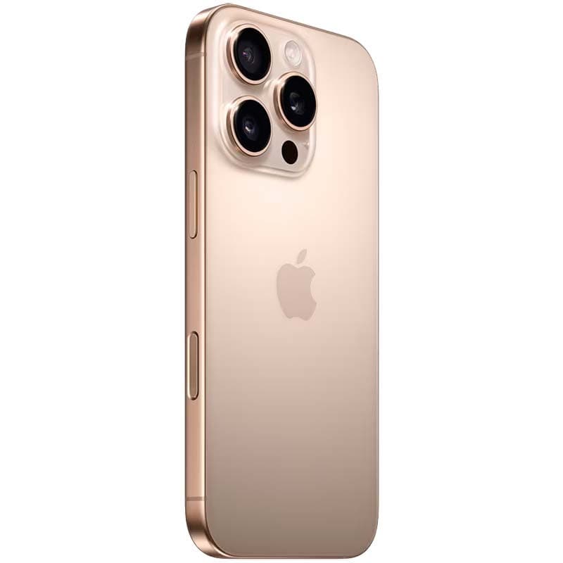 vue arrière du Téléphone mobile Apple iPhone 16 Pro 5G 128Go Désert