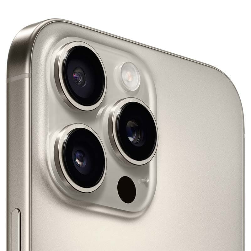 sistema de lentes traseiro do Telefone móvel Apple iPhone 16 Pro Max 5G 256GB Natural