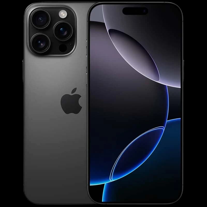 iPhone 16 Pro Max 5G 256Go Titane Noir Renewed - État Excellent