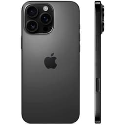 iPhone 16 Pro Max 5G 256 Go Noir Titane Reconditionné - Excellent État Vue arrière et latérale