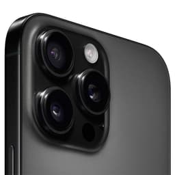 iPhone 16 Pro Max 5G 256 Go Noir Titane Renouvelé - Excellent État Détail de la caméra arrière