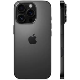 vista trasera y lateral del Teléfono móvil Apple iPhone 16 Pro 5G 256GB Negro