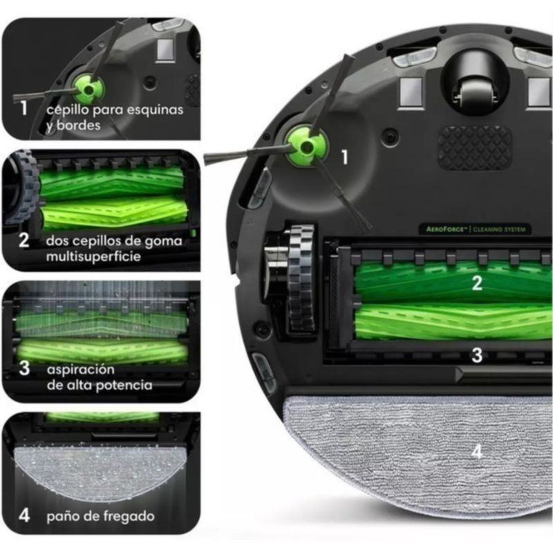 iRobot Roomba Combo i5 Noir/Gris - Aspirateur robot - Ítem4