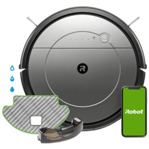 iRobot Roomba Combo R1138 Gris - Aspiradora Robot