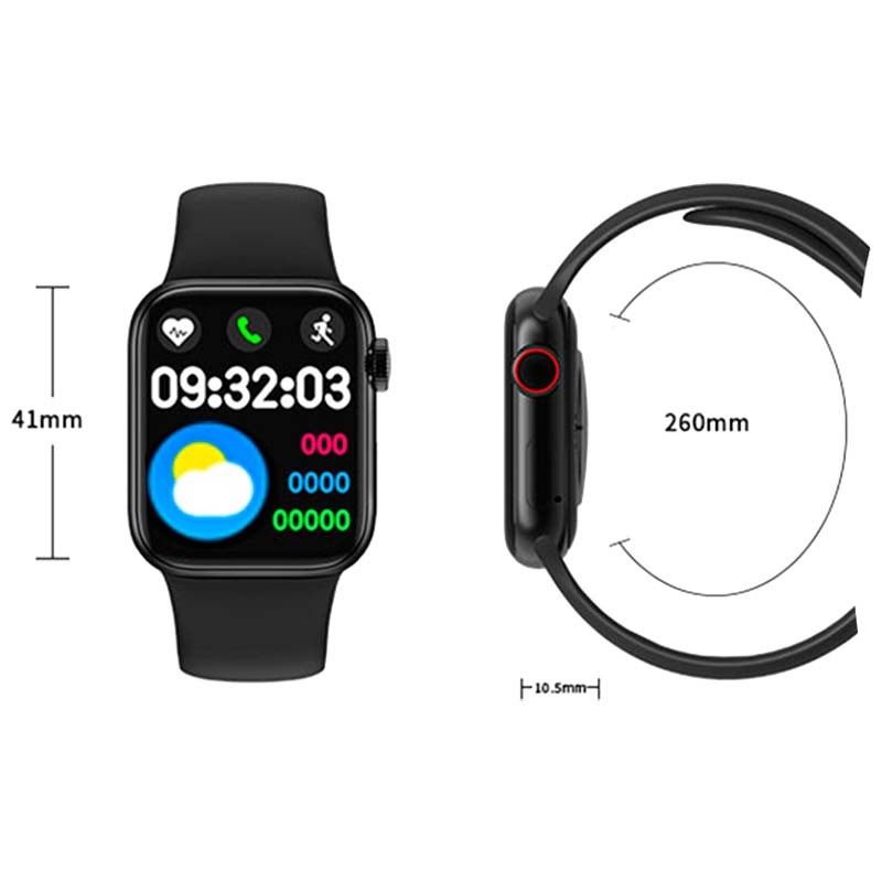 IWO HW12 Preto - Relógio inteligente - Item4