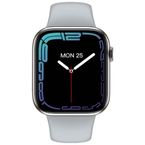 IWO HW37 Plata / Correa Deportiva Gris - Reloj inteligente