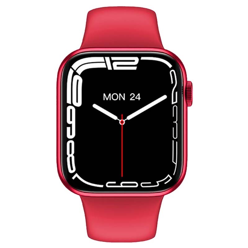  Reloj inteligente pulsera roja : Electrónica