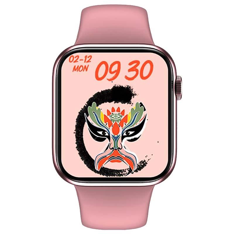 Reloj Inteligente IWO HW56 Plus Rosa con Correa Deportiva Rosa - Ítem