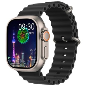 Smartwatch IWO Ultra 9 Max Preto