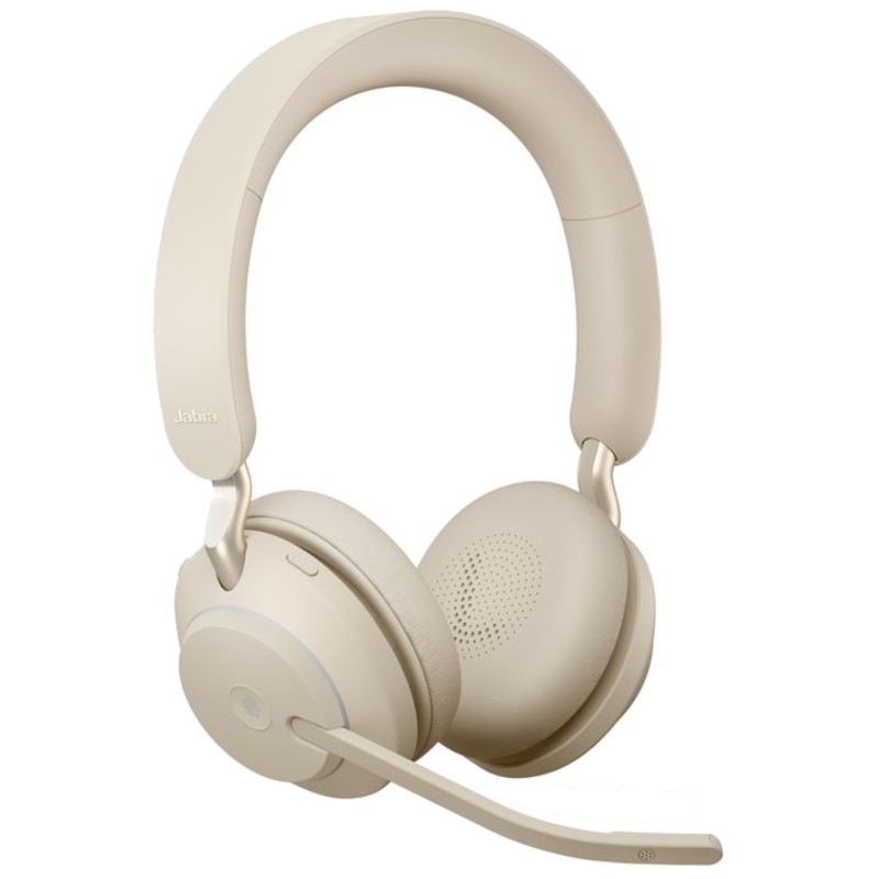 Jabra Evolve2 65 MS Stereo Bluetooth Beige - Auriculares Inalámbricos - Ítem