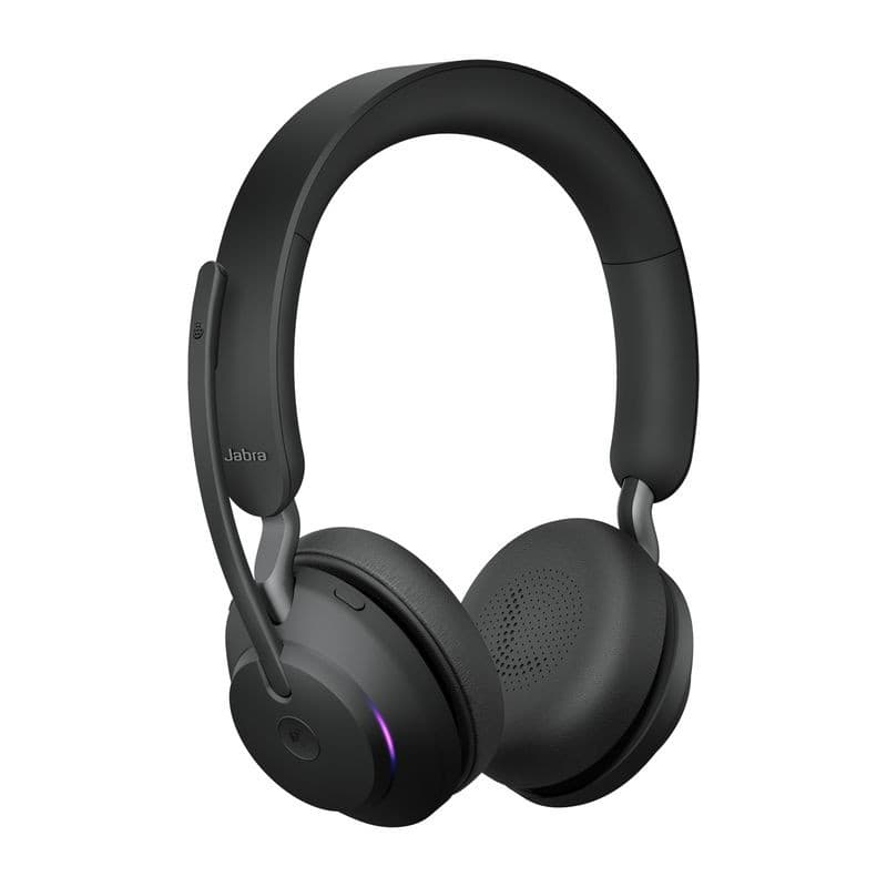 Adaptable Jabra Evolve2 65 MS Stereo Bluetooth Negro - Auriculares Inalámbricos