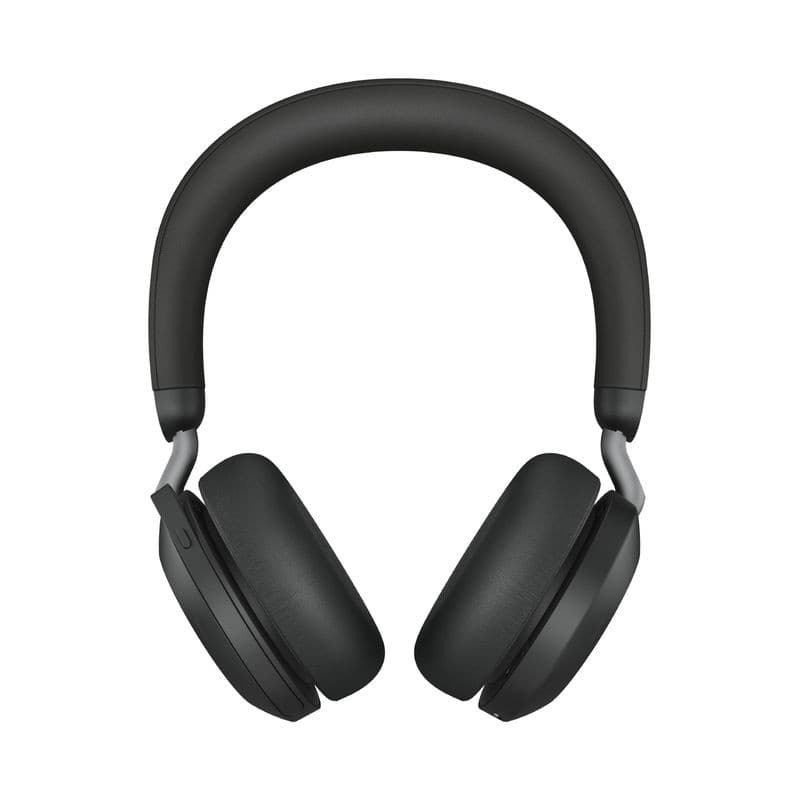 Frontale de Jabra Evolve2 75 Bluetooth Noir - Casque sans fil