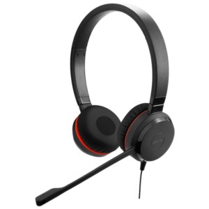 Jabra Evolve 20SE UC Stereo USB Preto – Fones de Ouvido com Fio