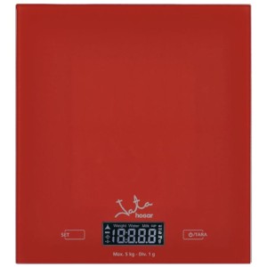 JATA 729R Báscula de Cocina Rojo