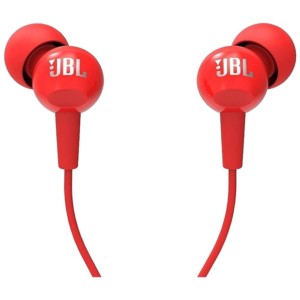 JBL C100SI Rouge - Écouteurs intra-auriculaires