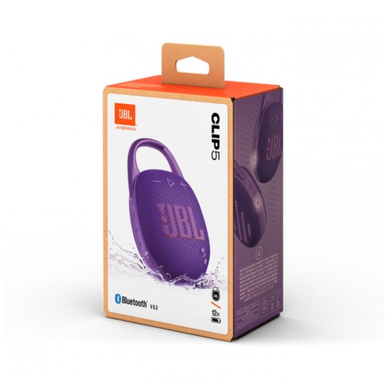 JBL Clip 5 70W Bluetooth 5.3 Purpura - Altavoz inalámbrico - Ítem7