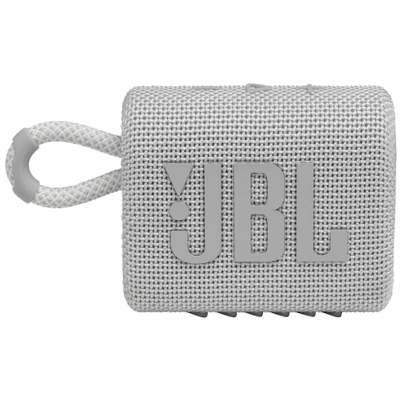 JBL GO 3 White Portable Bluetooth Speaker