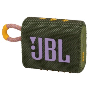 JBL GO 3 Portable Speaker Green Rose