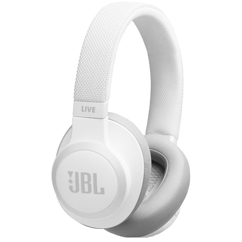 white jbl wireless headphones