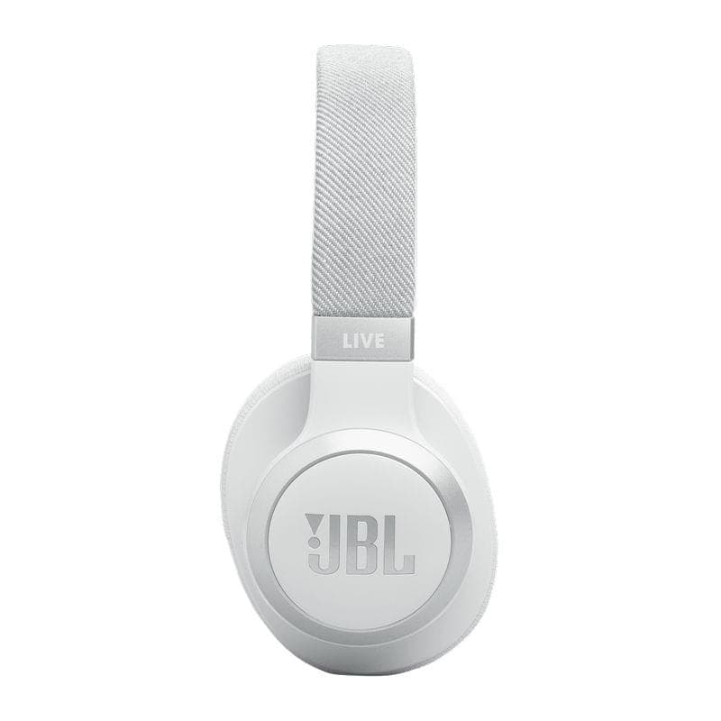 Lateral esquerdo de JBL Live 770NC ANC Bluetooth Branco - Auscultadores sem fios