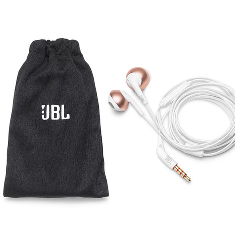 JBL Pure Bass T205 Branco e Rose Gold - Auriculares In-Ear - Item4