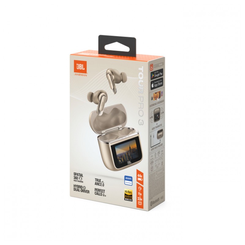 JBL Tour Pro 3 Marrón con cancelación de ruido (ANC) - Auriculares Bluetooth - Ítem12