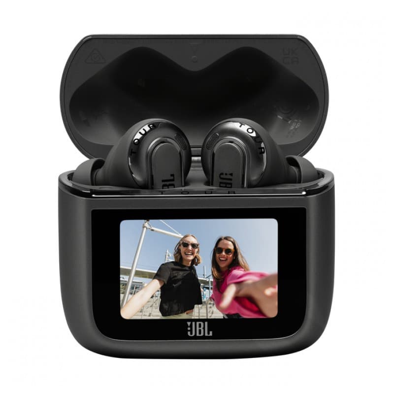 JBL Tour Pro 3 Negro - estuche de carga abierta