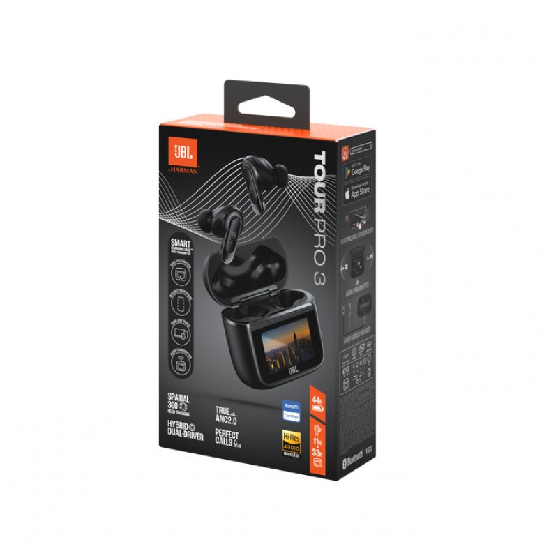 JBL Tour Pro 3 Noir Réduction de Bruit (ANC) - Écouteurs Bluetooth - Ítem12