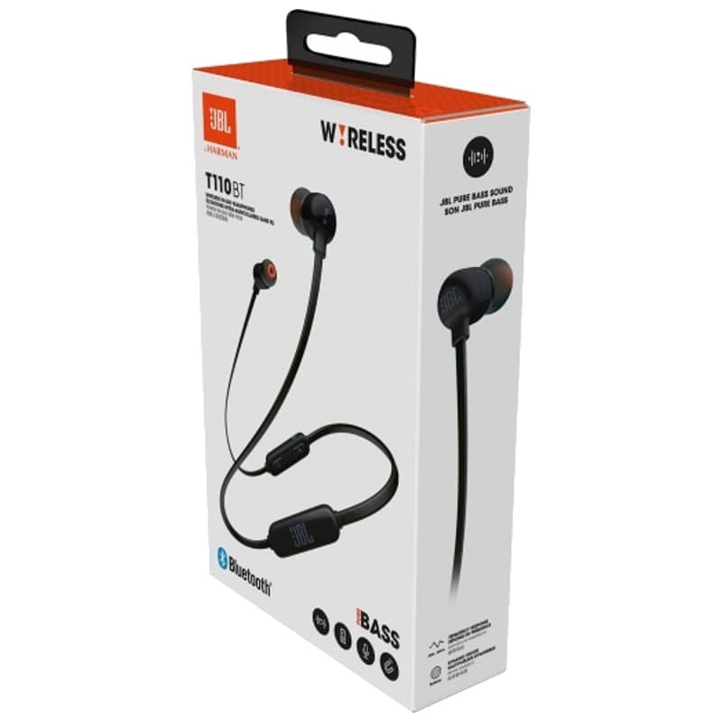 JBL Tune 110BT Bluetooth 4.0 Preto - Auriculares In-Ear - Sem Selo - Item7