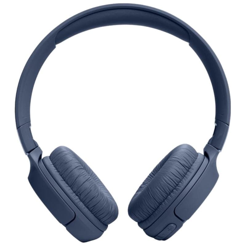 Vista frontal de JBL TUNE 520BT Azul - Fones de ouvido Bluetooth