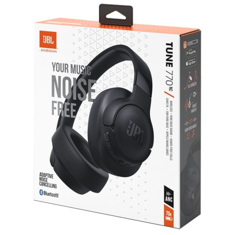 JBL Tune 770NC Preto - Auscultadores Bluetooth - Item10