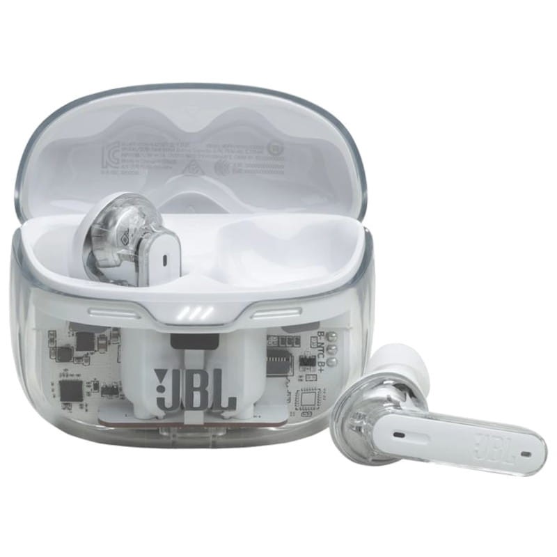 JBL Tune Beam Ghost Branco- Fones de ouvido Bluetooth - Item