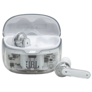 JBL Tune Beam Ghost Branco- Fones de ouvido Bluetooth