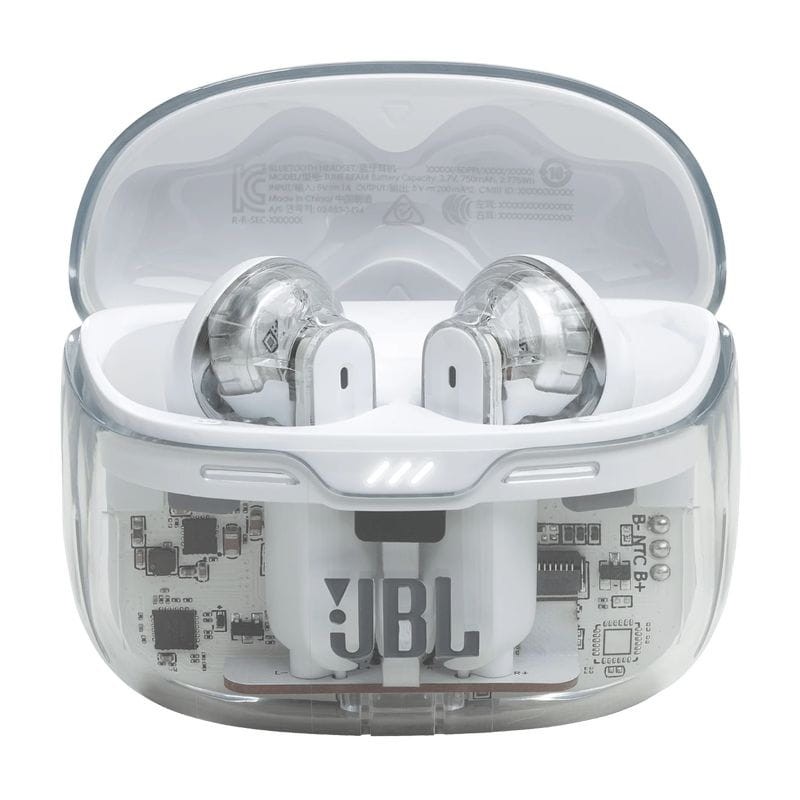 JBL Tune Beam Ghost Branco- Fones de ouvido Bluetooth - Item1
