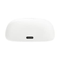 JBL Tune Buds 2 Blanco - vista inferior del estuche de carga