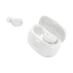 JBL Tune Buds 2 Blanco con su estuche de carga